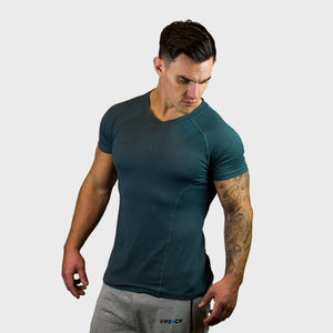 Vibe Body Fit T-Shirt | Green Thumbnails-1