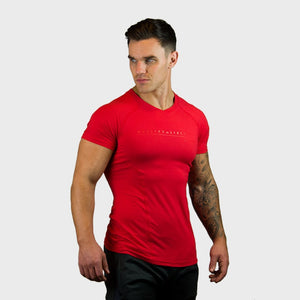 Vibe Body Fit T-Shirt | Red Thumbnails-1