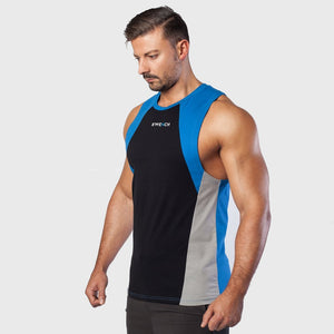 Kwench Mens Bodybuilding Gym Vest Tank top Stringer Thumbnails-1