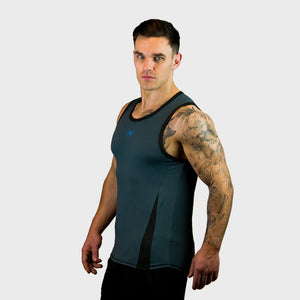 Kwench Mens Yoga and Gym Vest Tank Stringer Gladiator Thumbnails-2