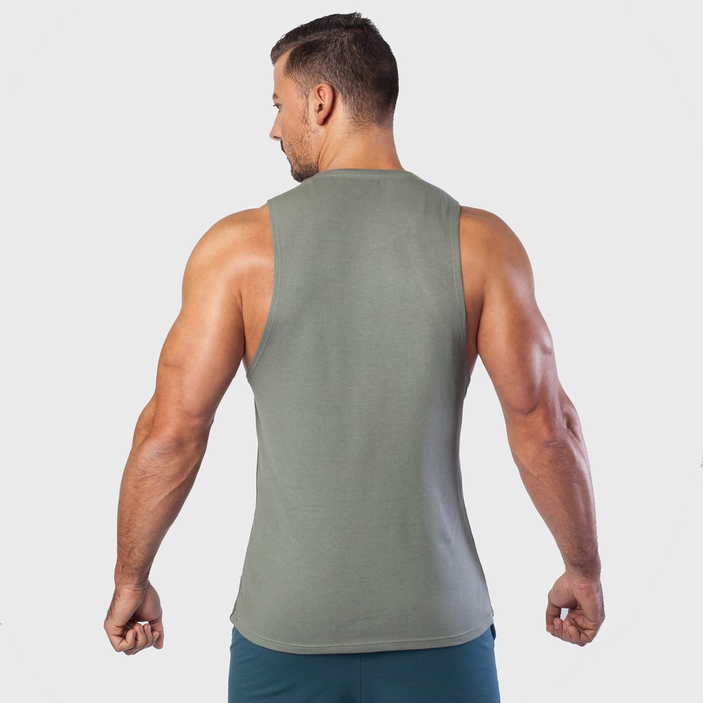 Gladiator Bodybuilding Vests | Green - Grey
