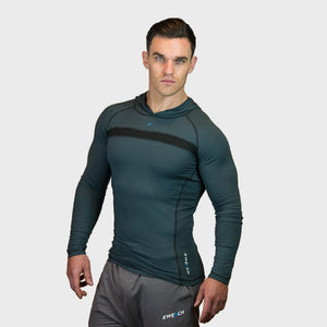 Kwench Crux Mens long sleeve Gym Yoga Workout Tshirt hoodie  Main-image