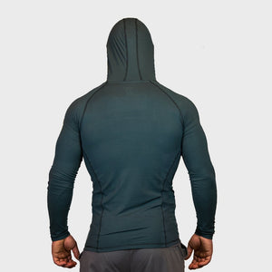 Kwench Crux Mens long sleeve Gym Yoga Workout Tshirt hoodie  Thumbnails-2