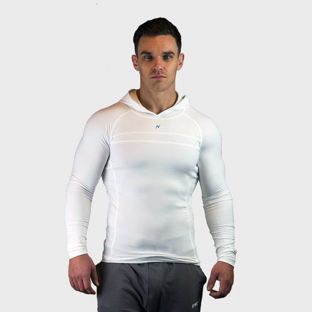 Kwench Crux Mens long sleeve Gym Yoga Workout  Tshirt hoodie 