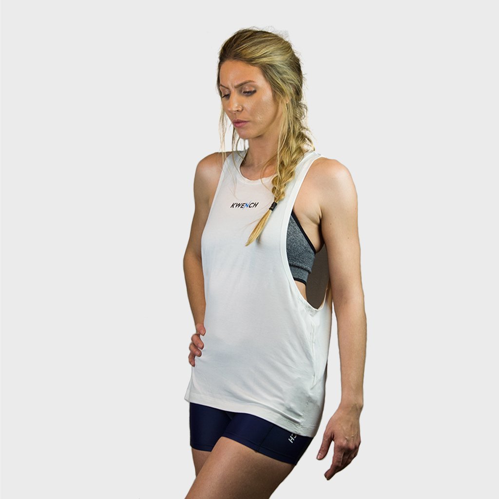 Womens Gym Vest, Drop Arm Hole Workout Tank Top